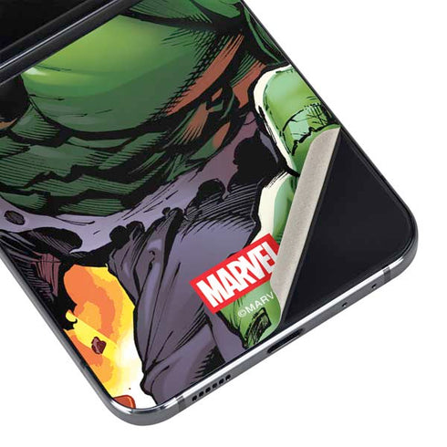 Marvel Avengers Assemble Hulk Galaxy Z Flip5 5G Skin